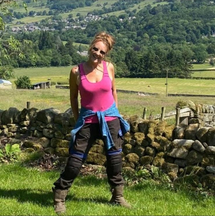 Karen, who owns and runs Hocus Crocus, out above the Nidderdale valley